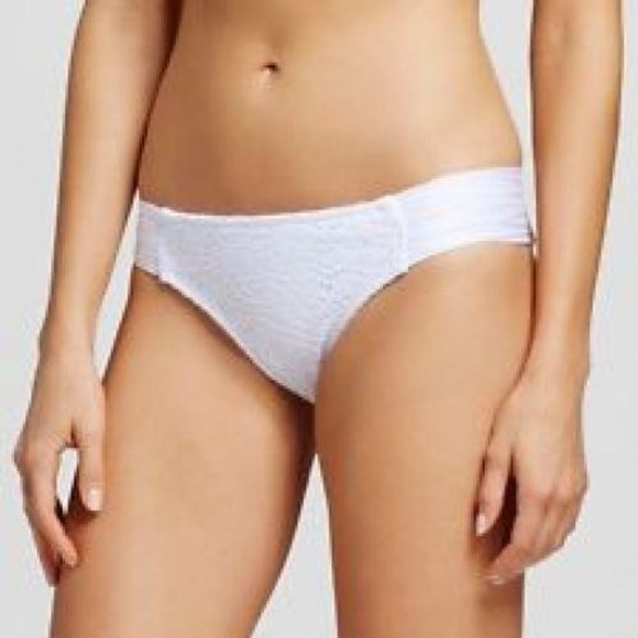 Mossimo Crochet Tabside Hipster Swim Bikini Bottom - Picture 1 of 8